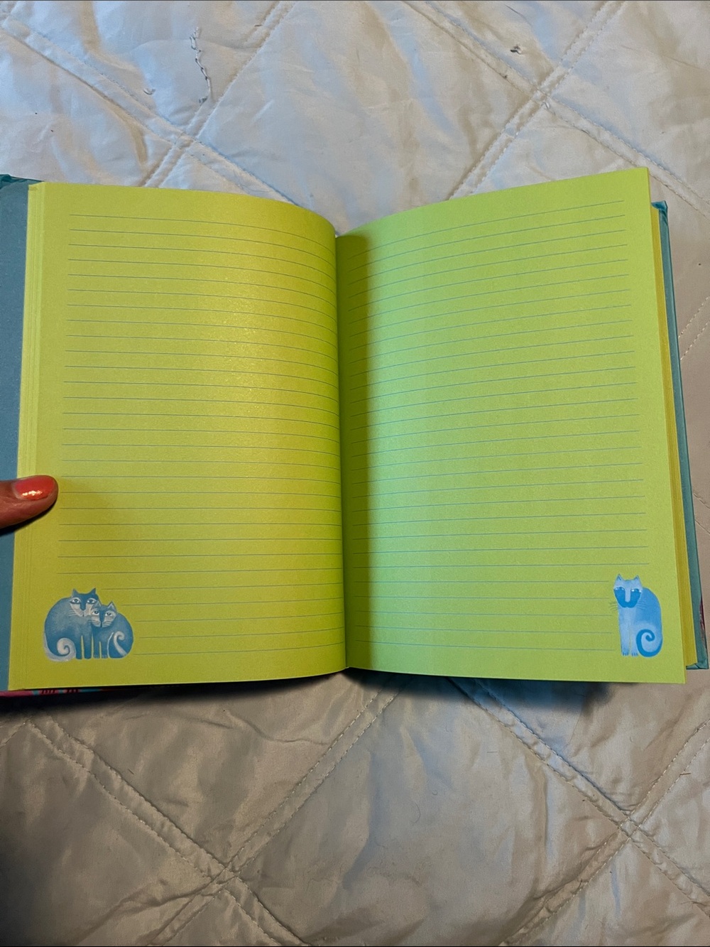 Laurel Burch Multicolor Cat Notebook - Vibrant Cats Design - Picture 5 of 7